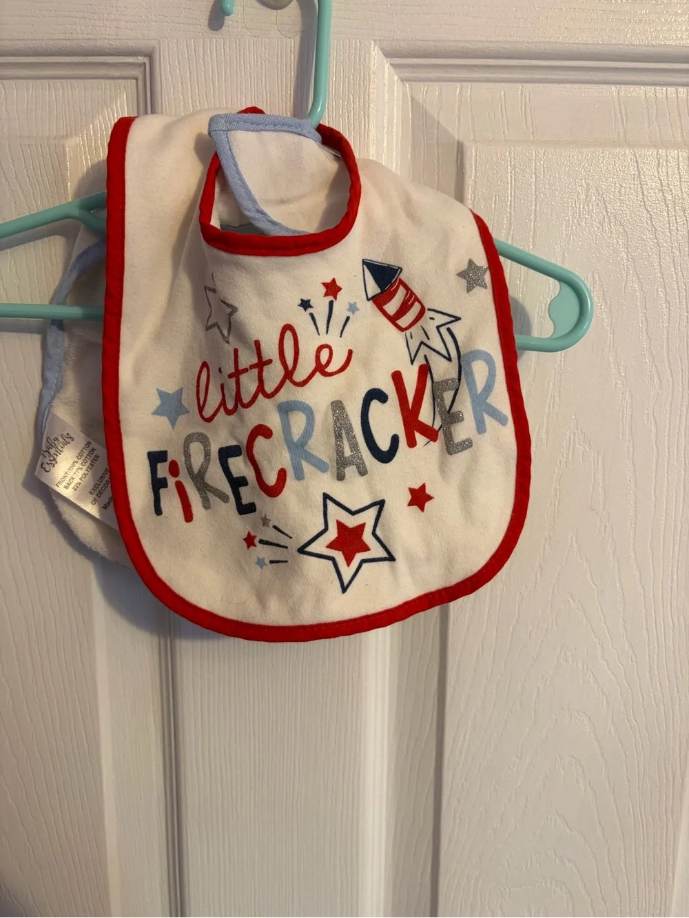 July 4th baby bibs